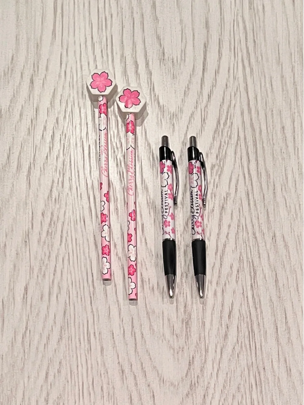 Softcover Journal & Pens / Pencils - National Cherry Blossom Festival - NWOT